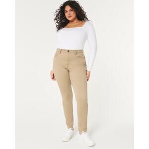 Hollister Curvy High-Rise Khaki Super Skinny Pants Size 5/27